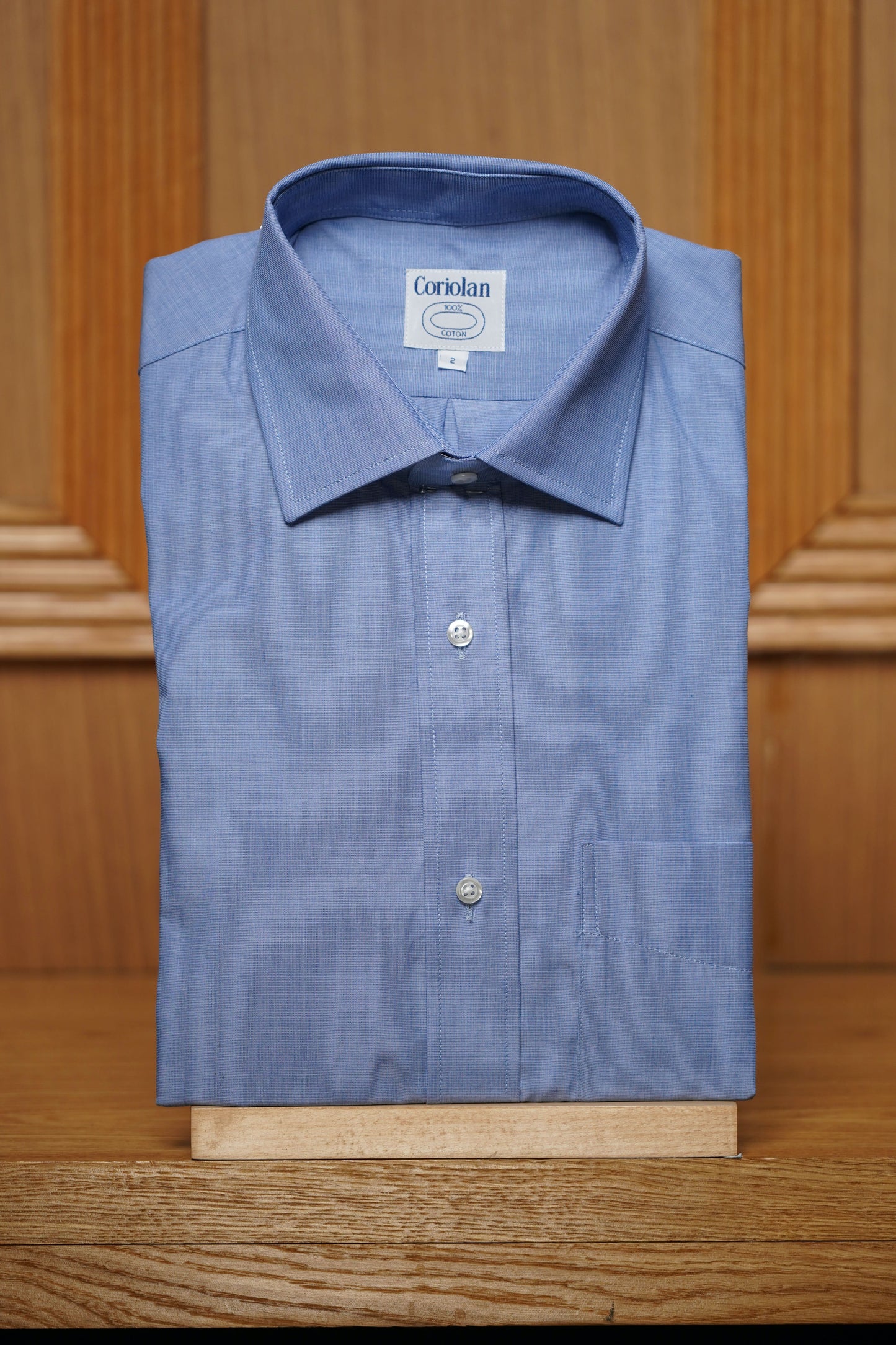 Chemises pur coton unies (Plusieurs coloris disponibles)