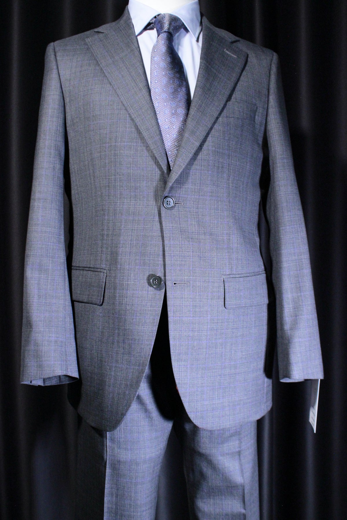 Costume tradition Prince de Galles gris CH706