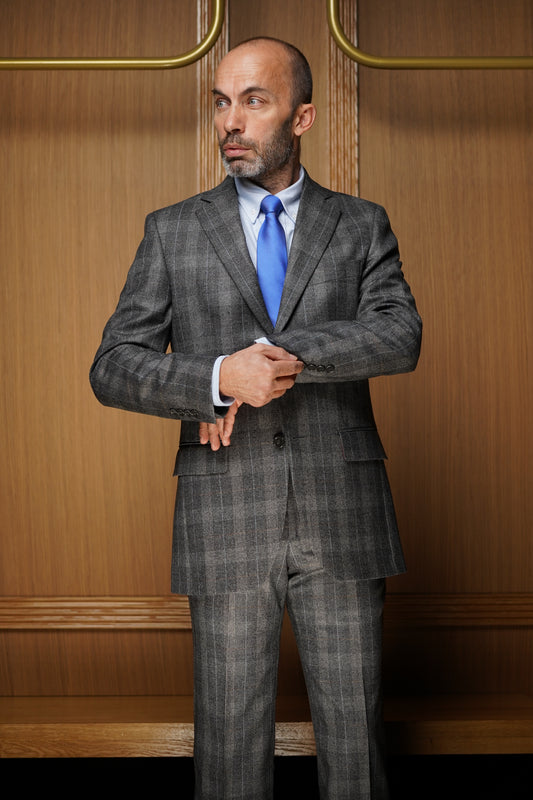 Costume tradition Prince de Galle Flanelle gris CTH 611