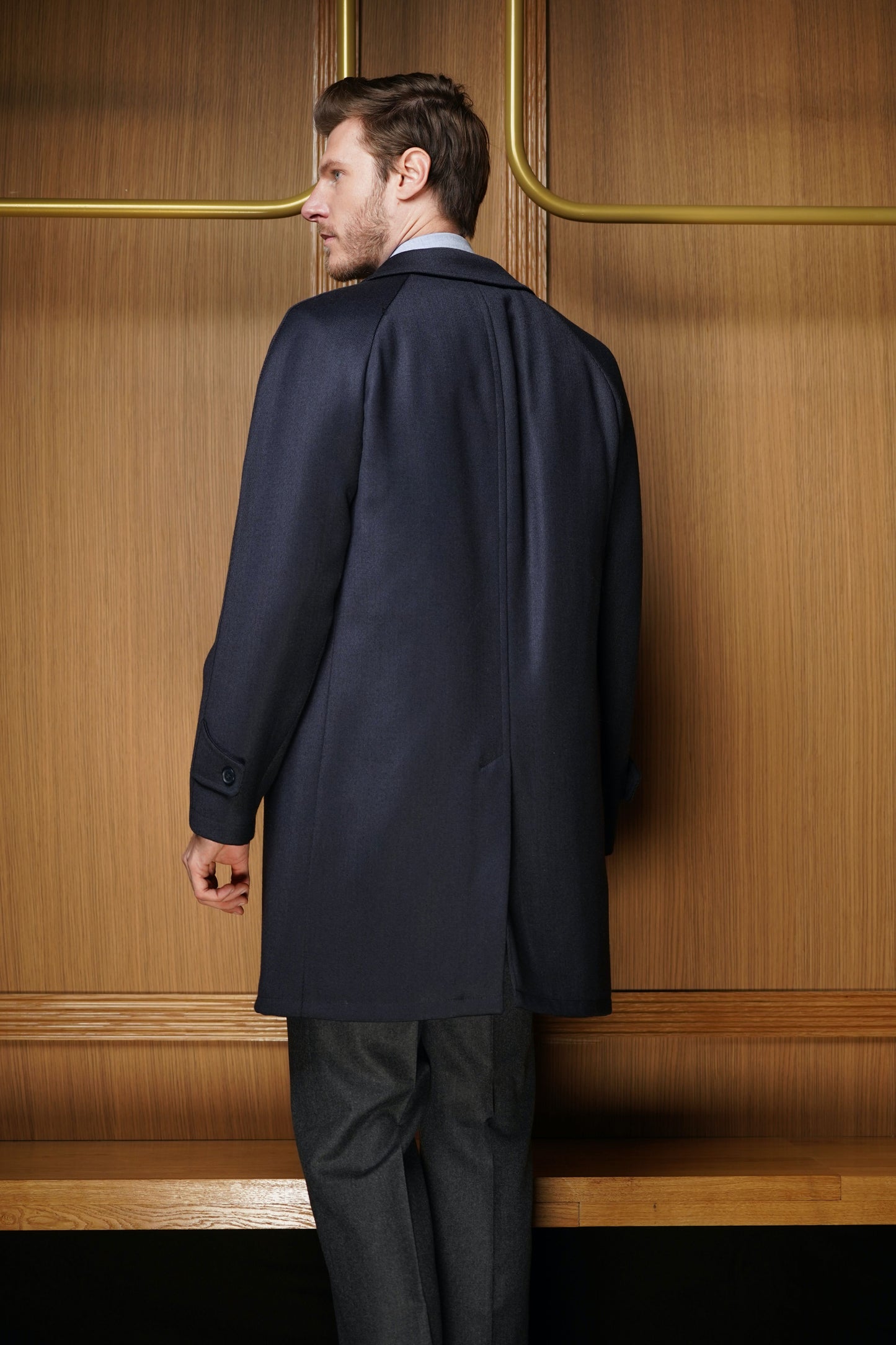 Manteau Raglan Dallas en Whipcord pure laine 🟢
