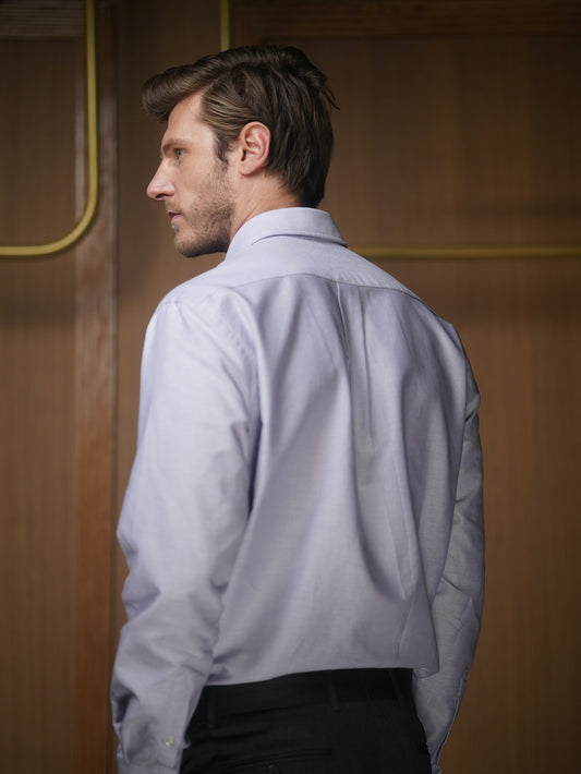 Chemise oxford pur coton col boutonné ( plusieurs coloris disponibles )