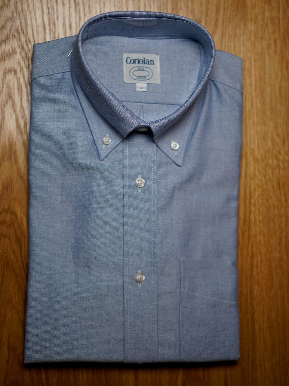 Chemise oxford pur coton col boutonné ( plusieurs coloris disponibles )