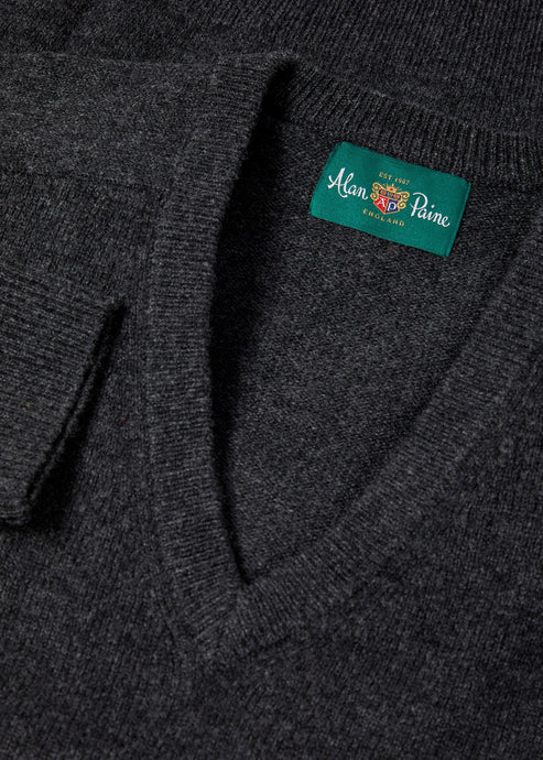 Pull Alan Paine COL V Lambswool 100 % laine