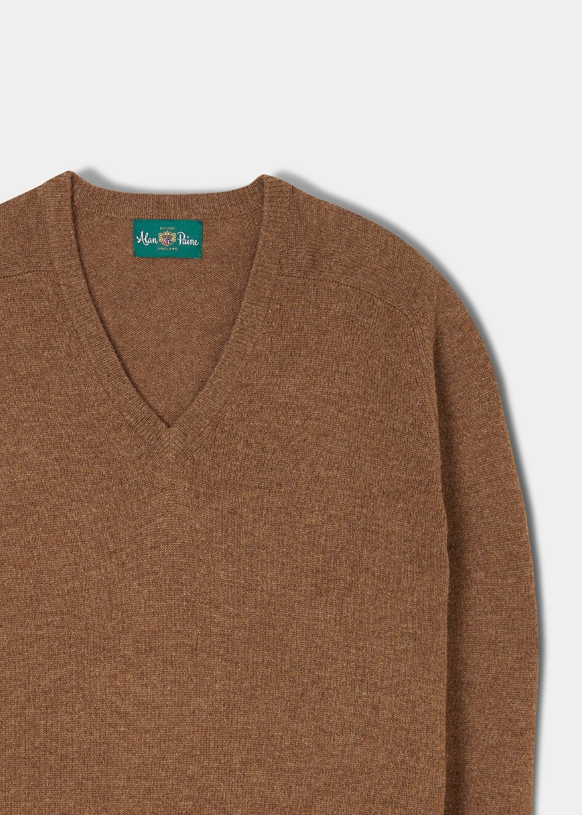 Pull Alan Paine Lambswool 100 % laine 🟡