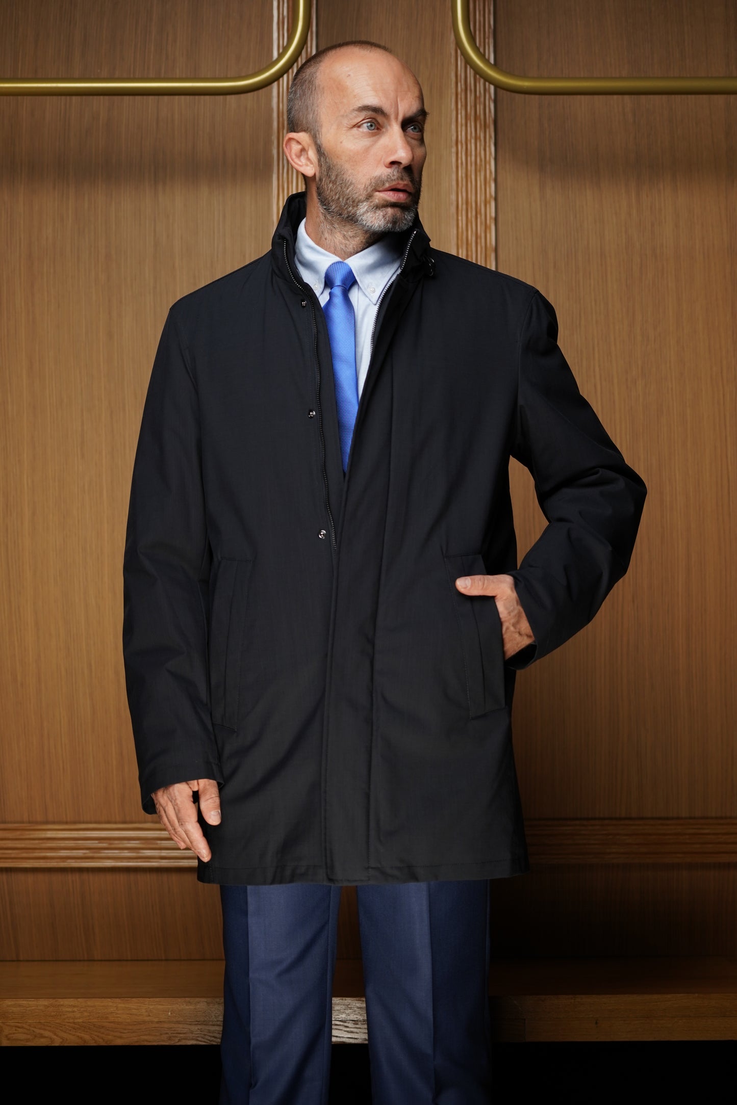 Imperméable Bugatti Bleu Marine