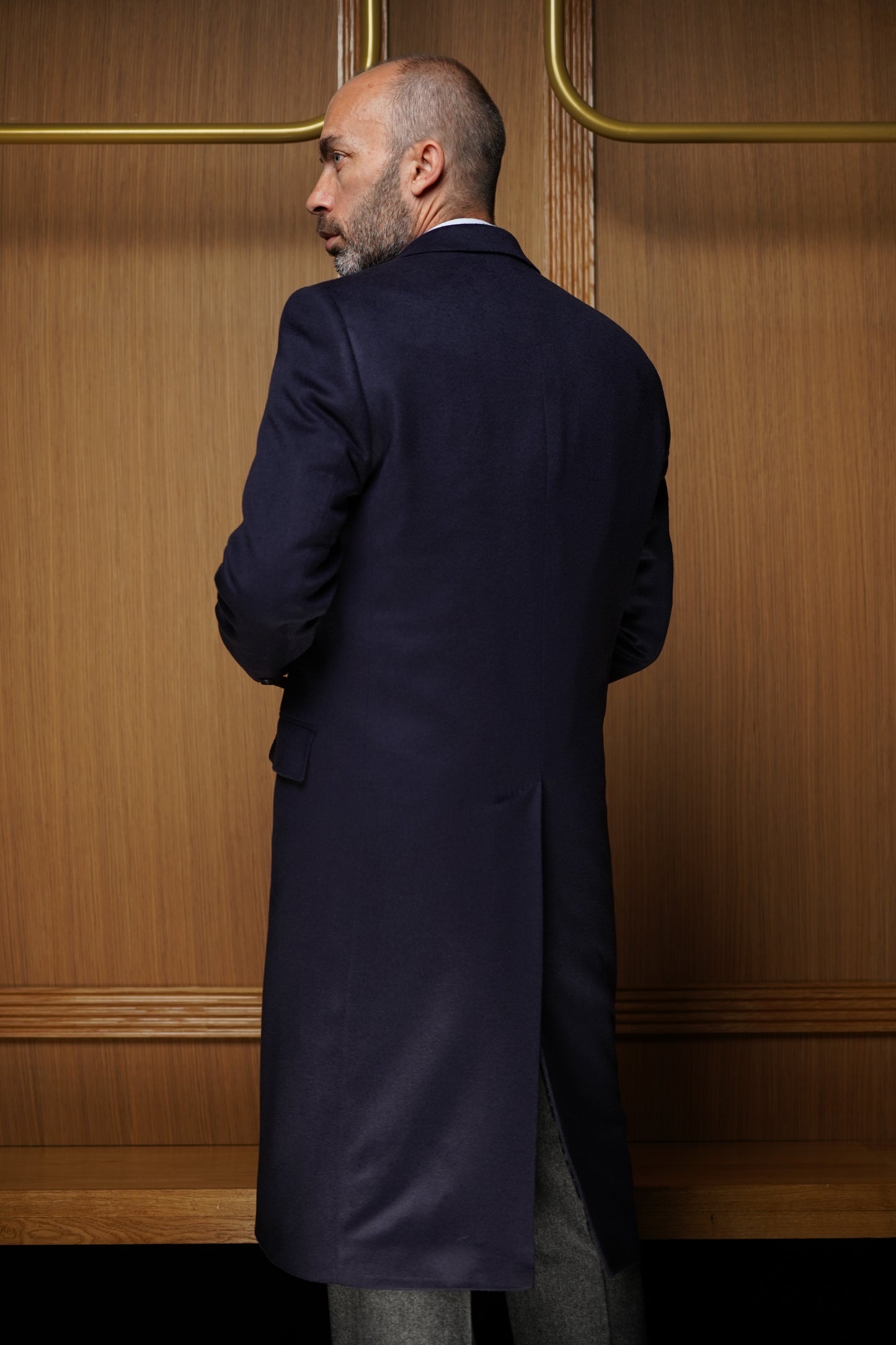 Manteau Pur cachemire bleu marine