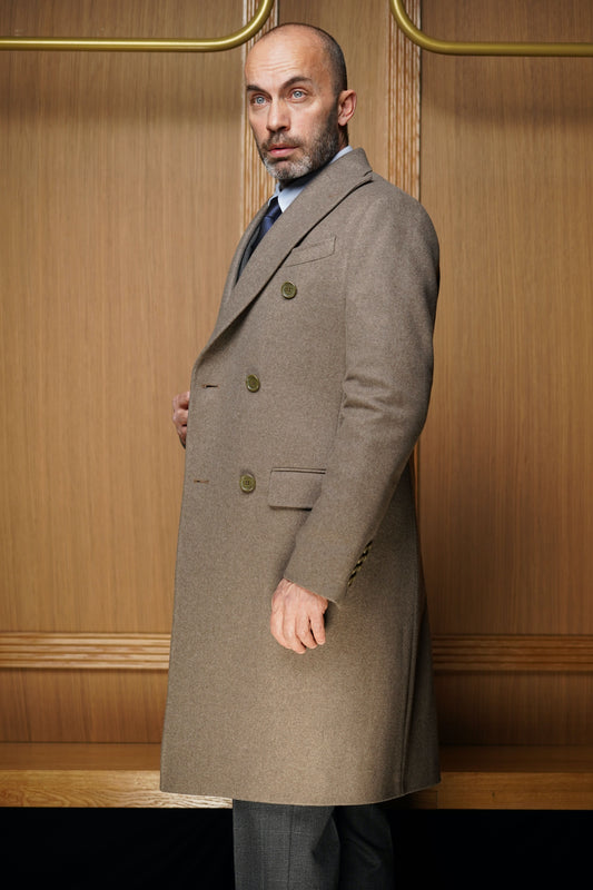 Manteau Croisé pur cachemire