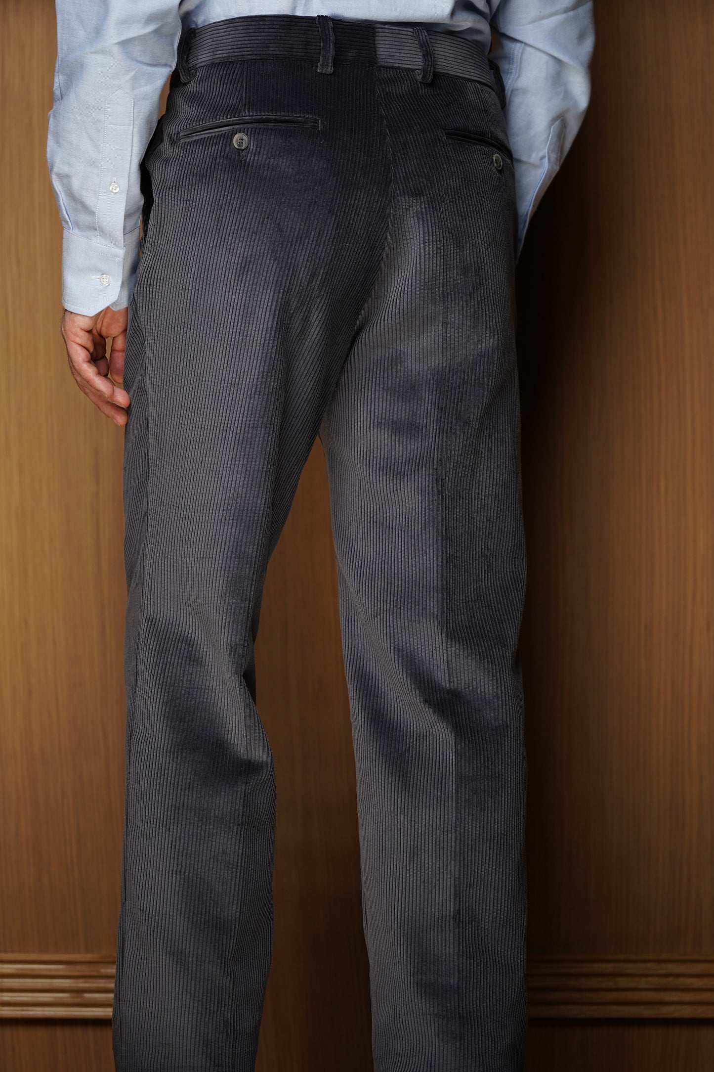 Pantalon en velours lourd sans pinces