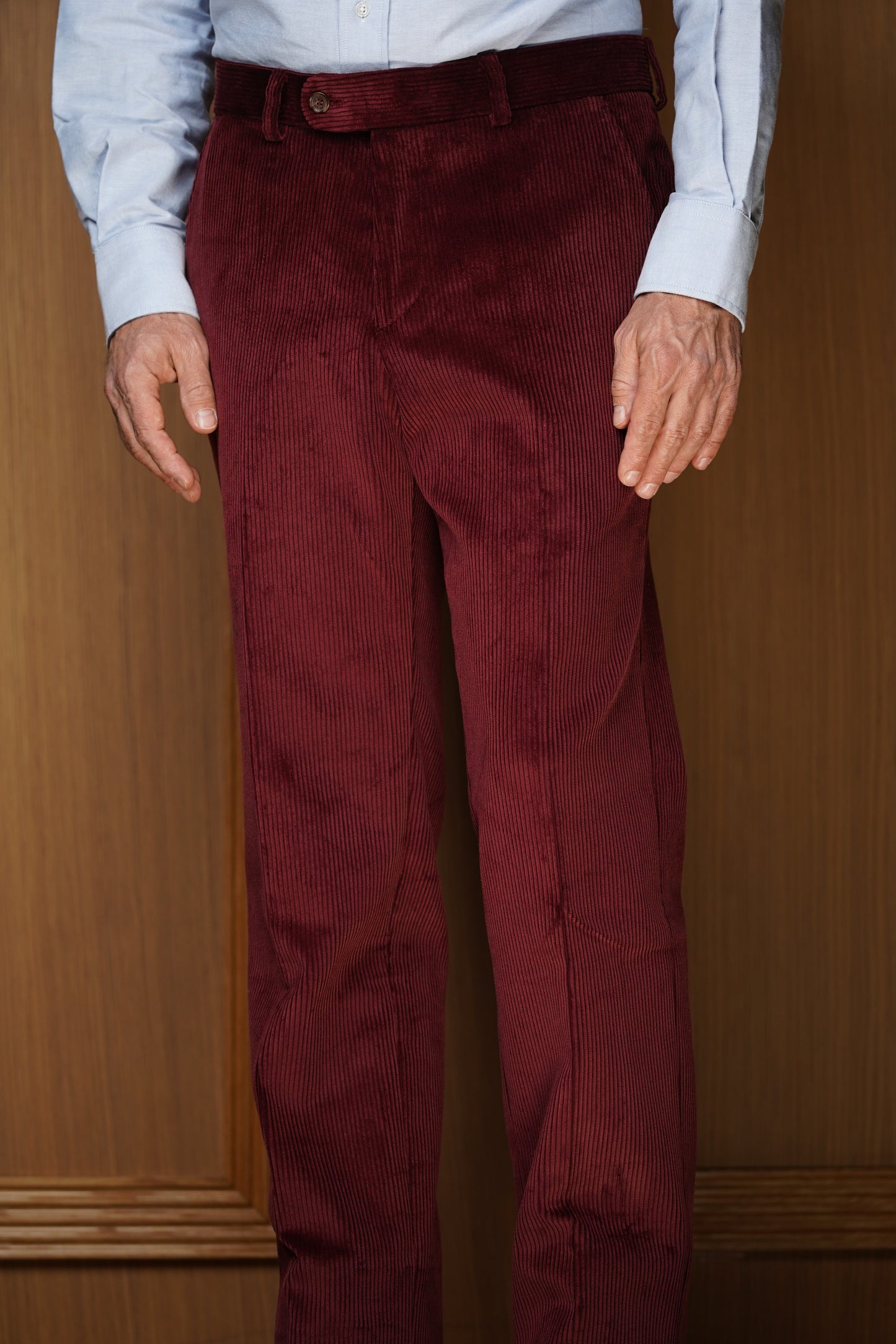 Pantalon en velours lourd sans pinces