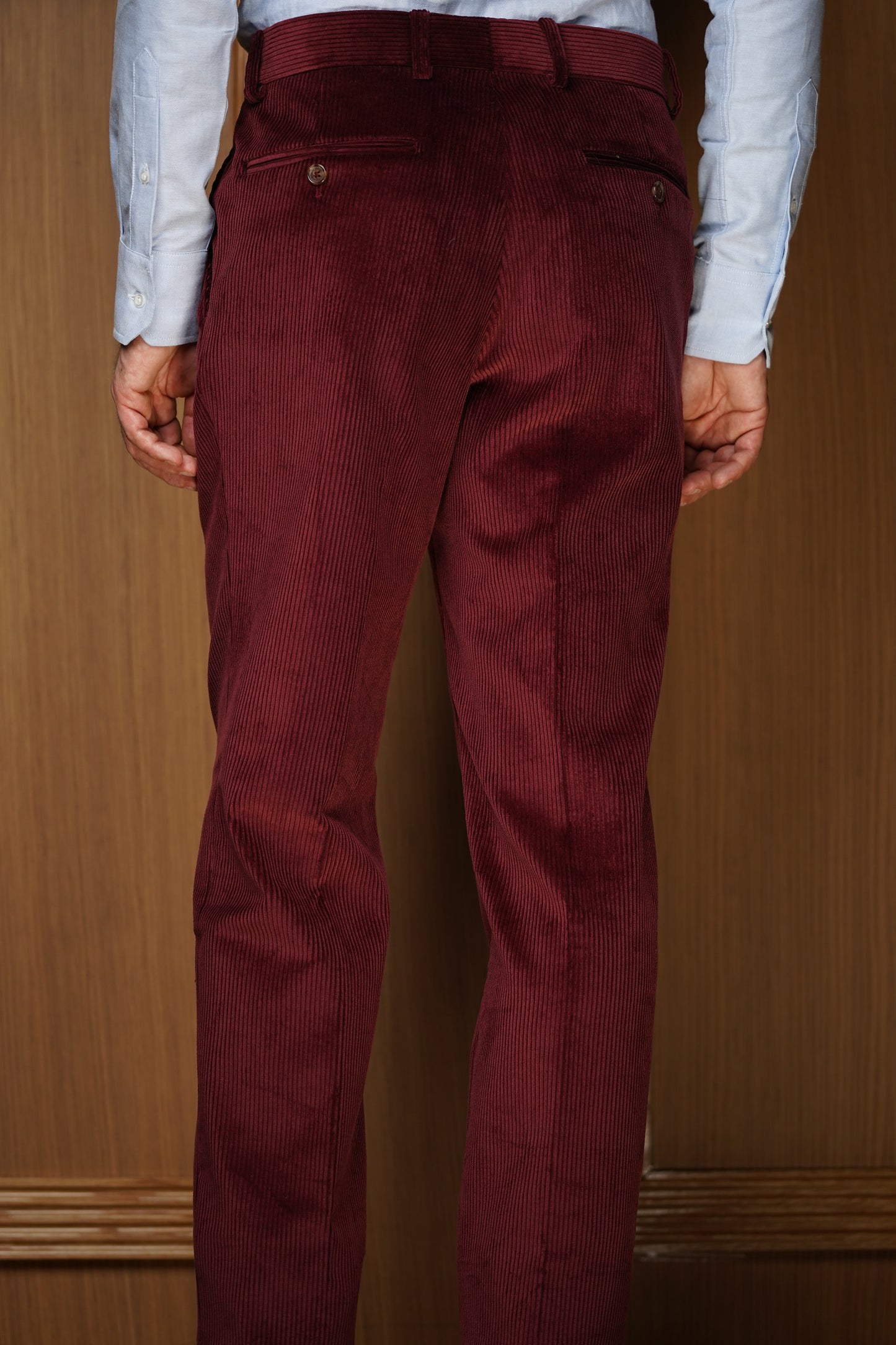 Pantalon en velours lourd sans pinces