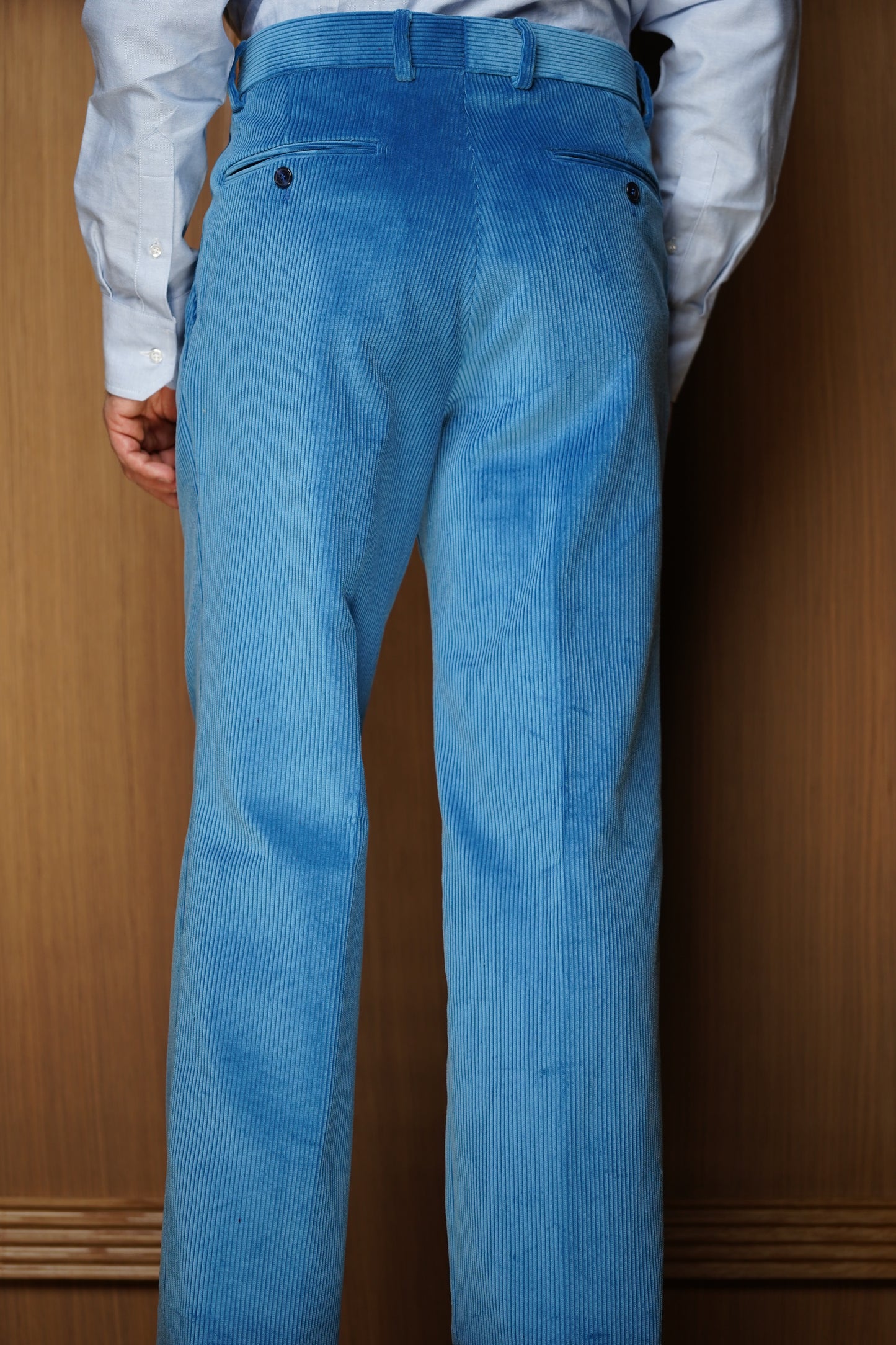 Pantalon en velours lourd à pinces