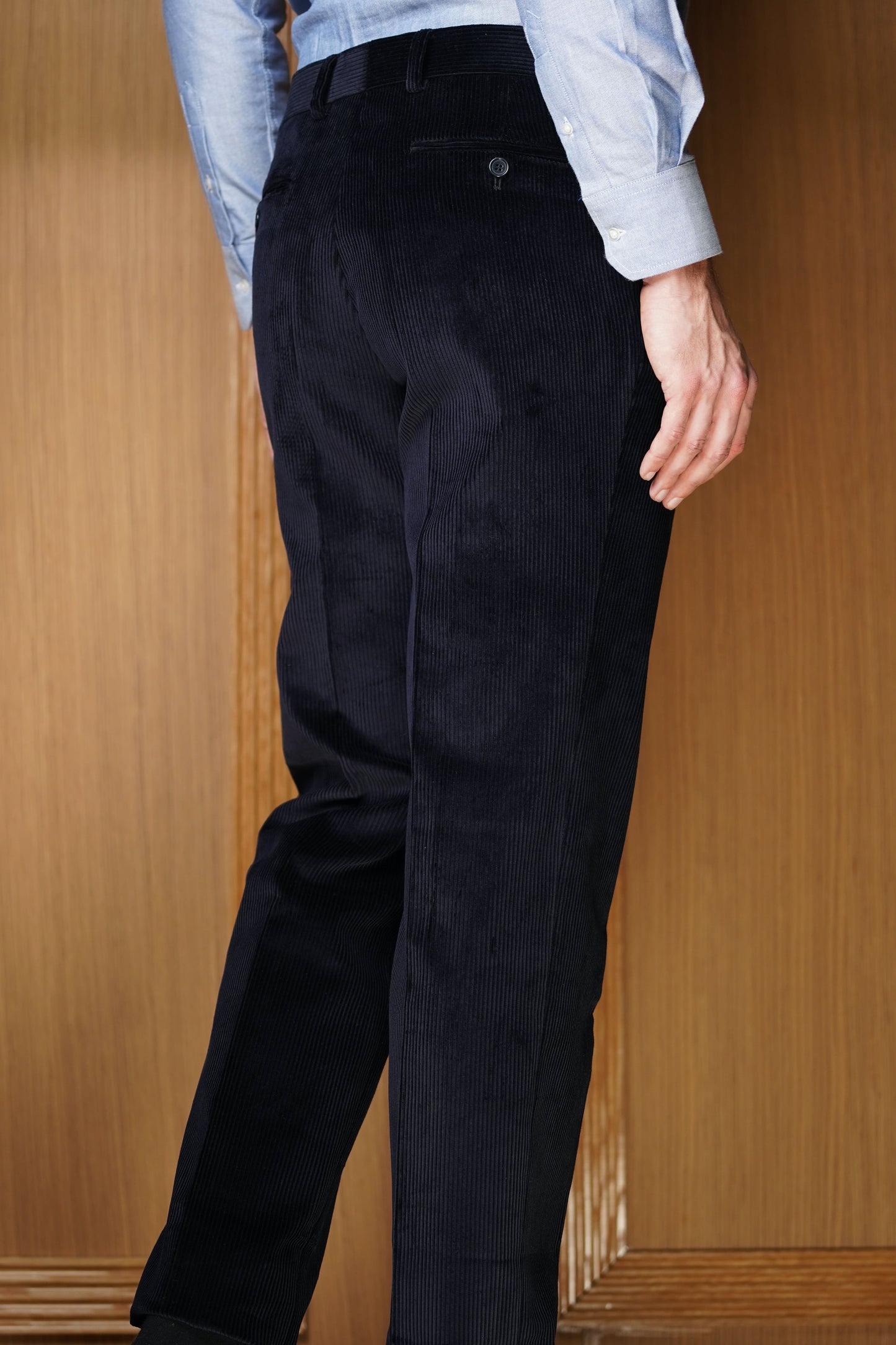 Pantalon en velours lourd sans pinces