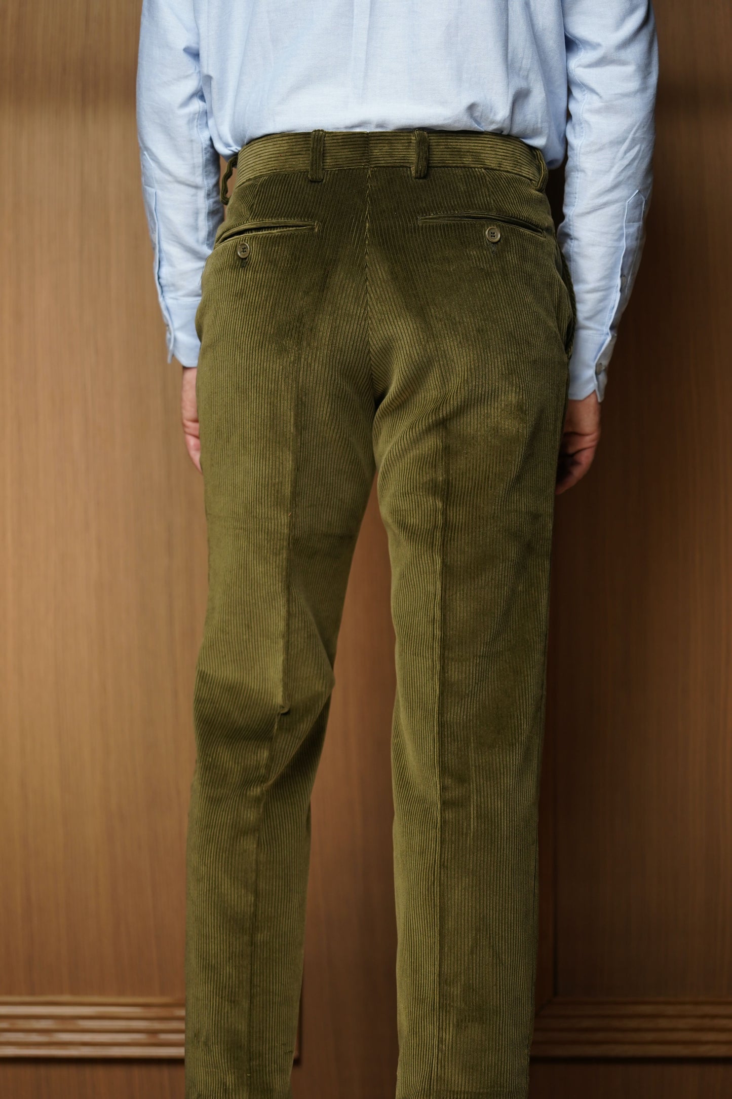 Pantalon en velours lourd sans pinces