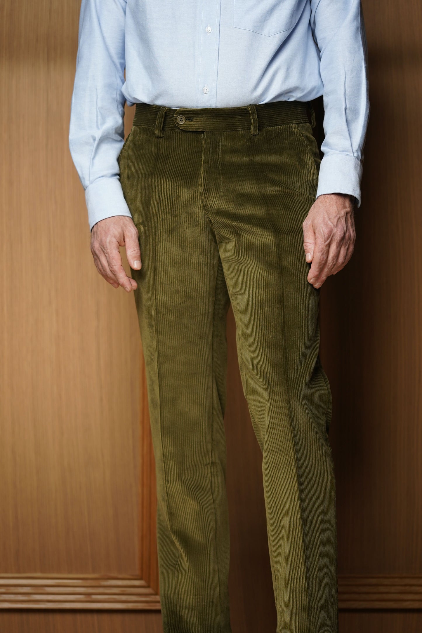 Pantalon en velours lourd sans pinces