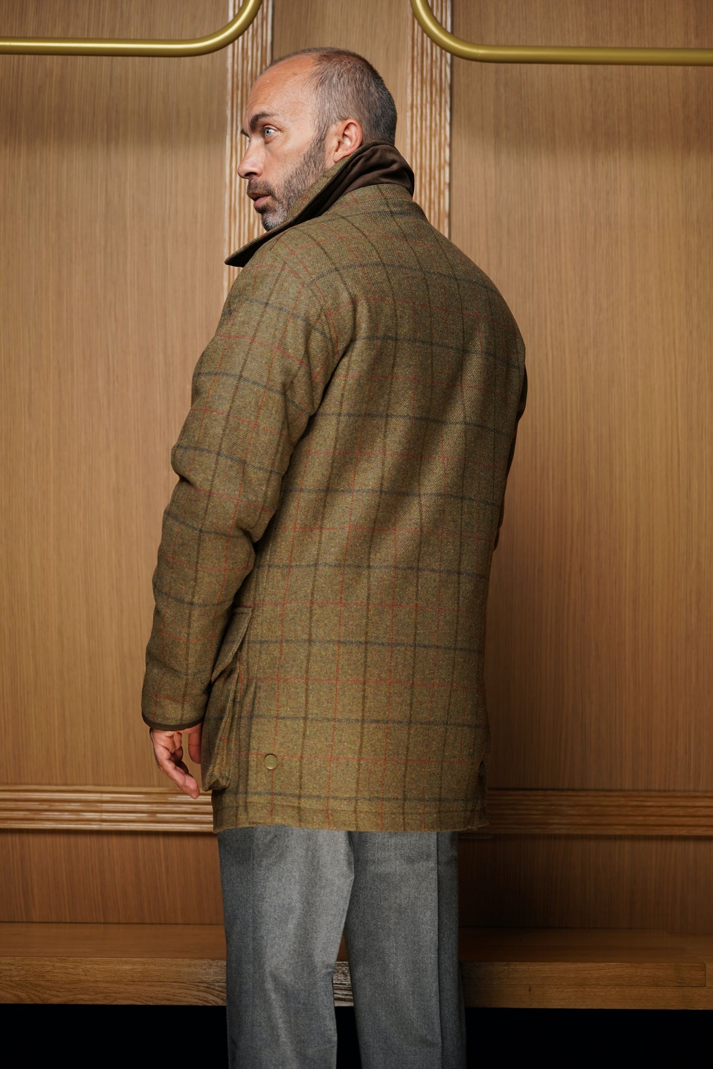 Parka Alan Paine en tweed