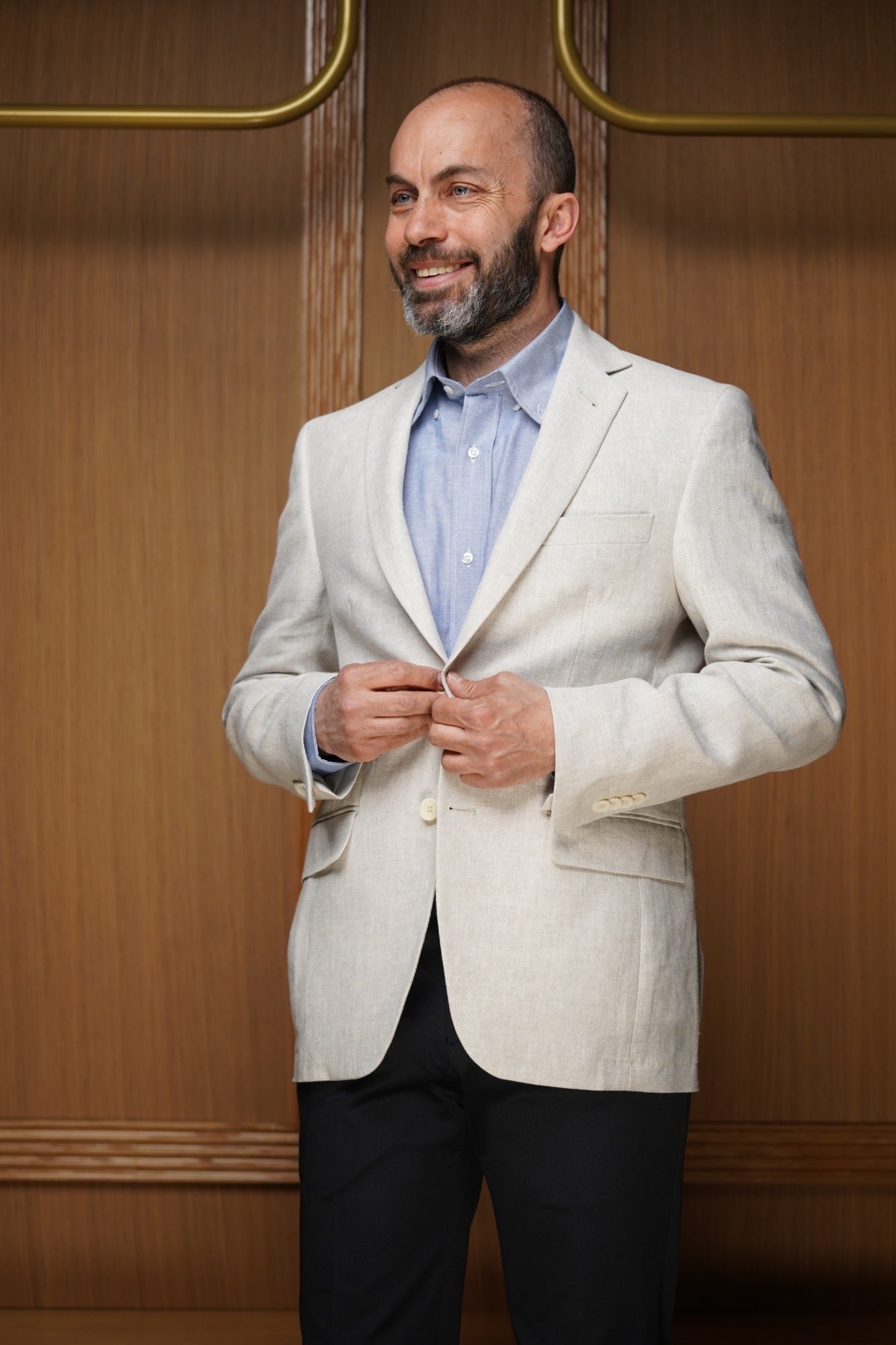 Veste pur Lin demi-doublée (Plusieurs coloris disponibles)