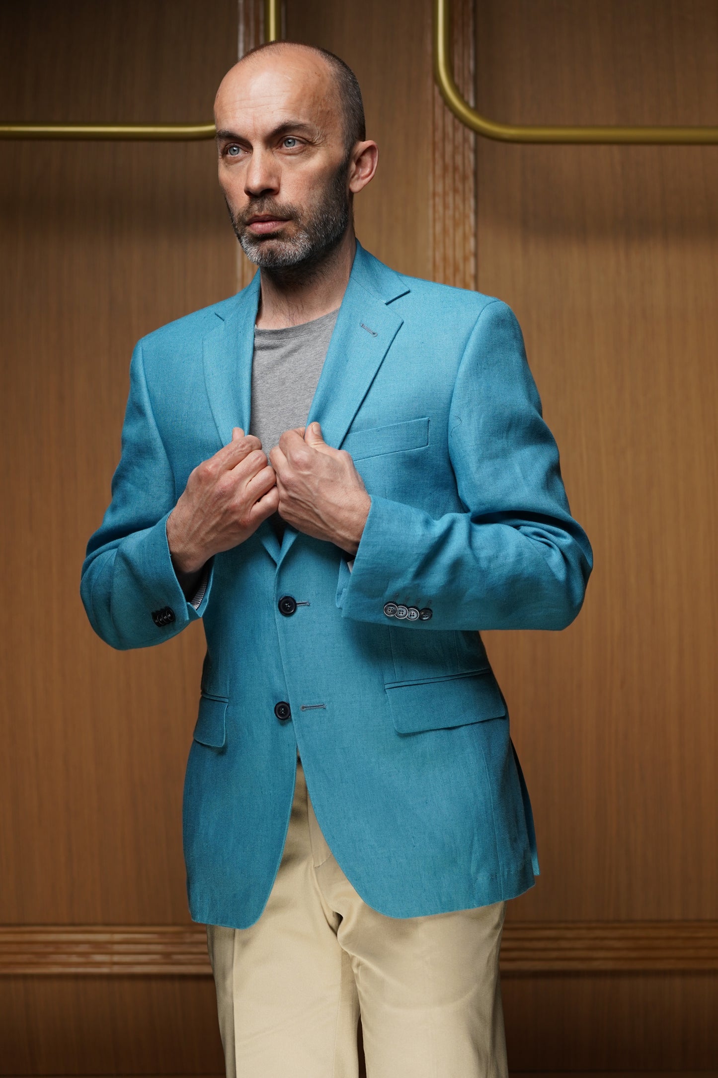Veste pur Lin demi-doublée (Plusieurs coloris disponibles)