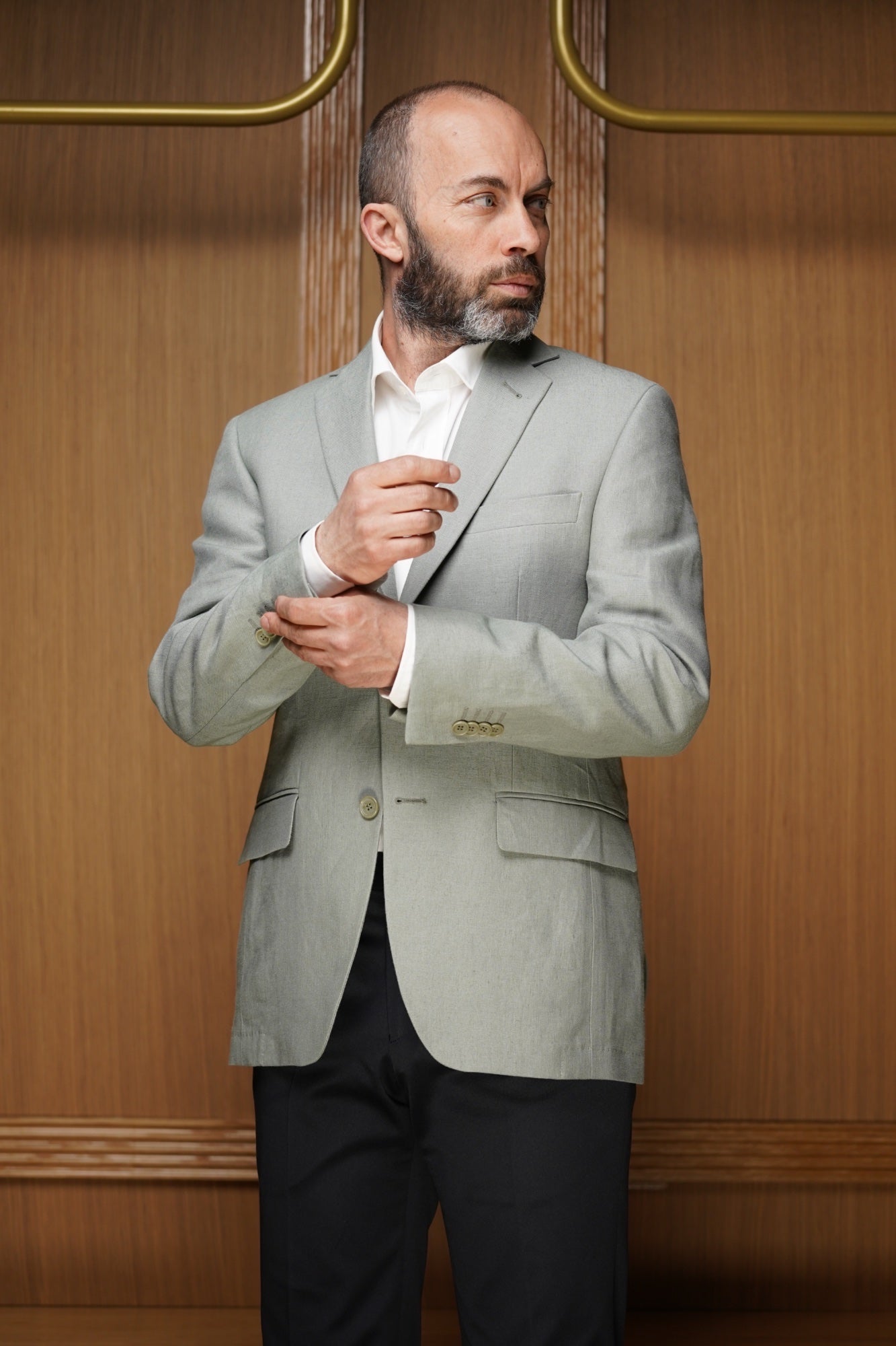 Veste pur Lin demi-doublée (Plusieurs coloris disponibles)