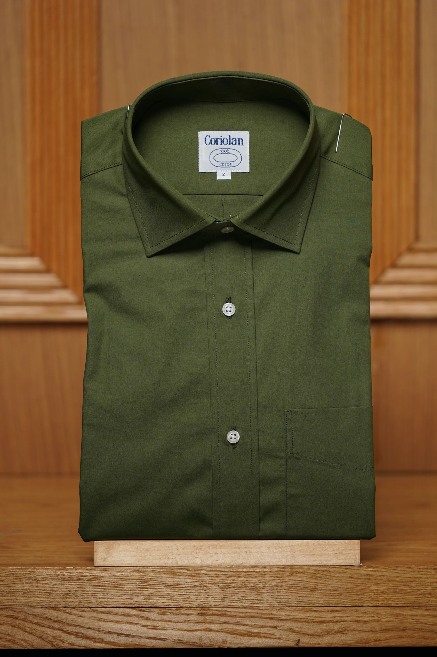 Chemises pur coton unies (Plusieurs coloris disponibles)