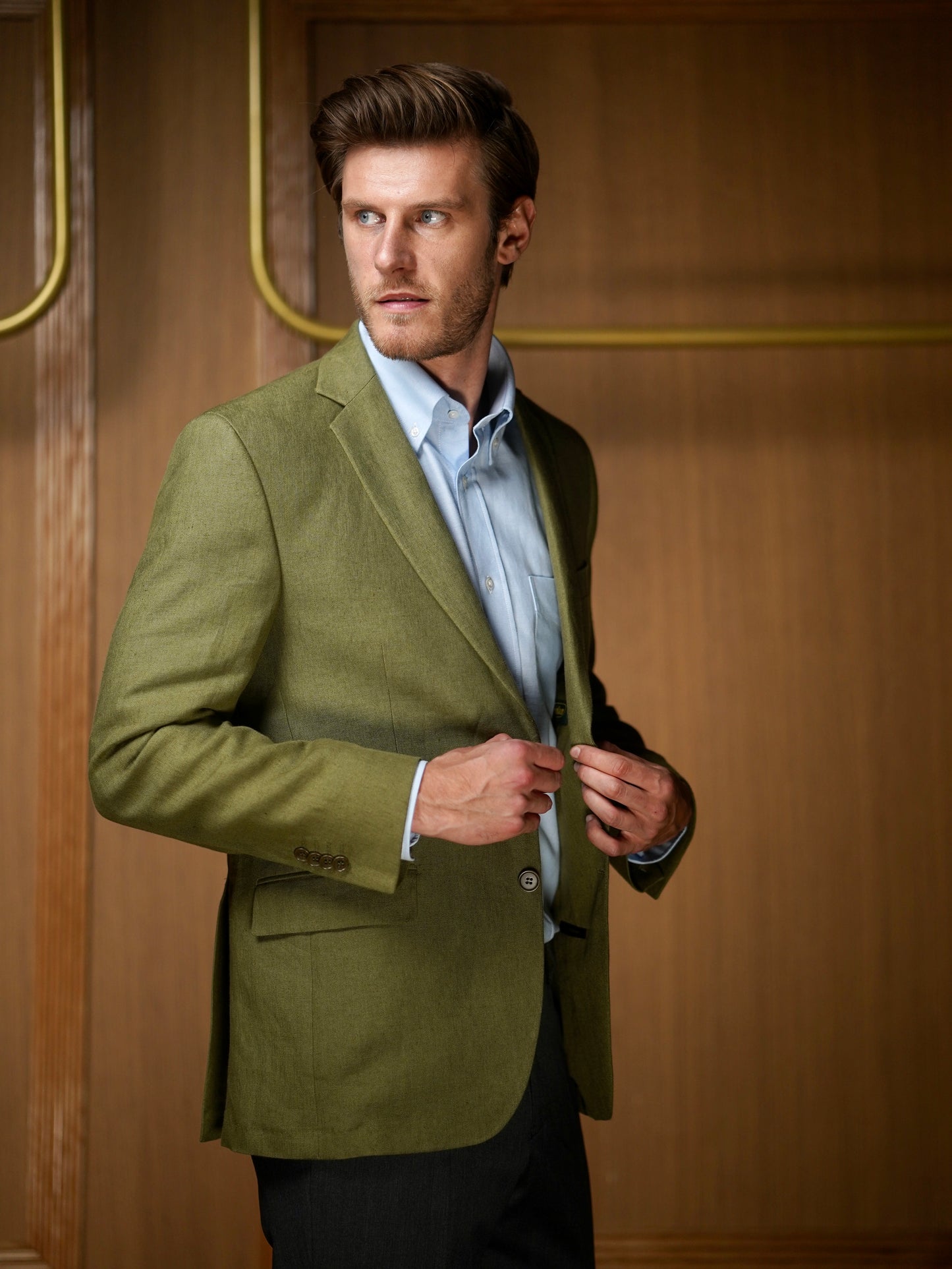 Veste pur Lin demi-doublée (Plusieurs coloris disponibles)
