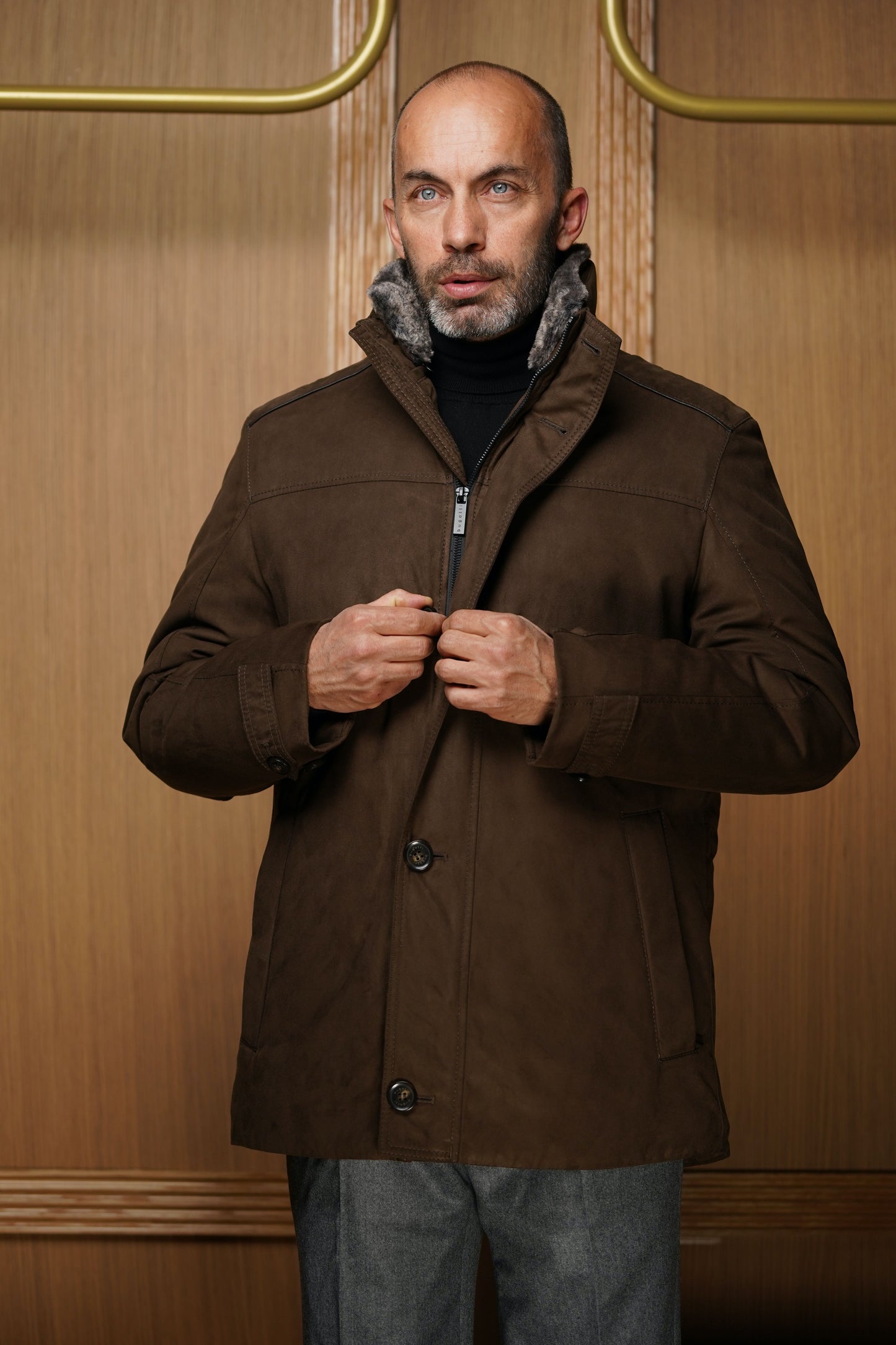 Parka Bugatti Suedine