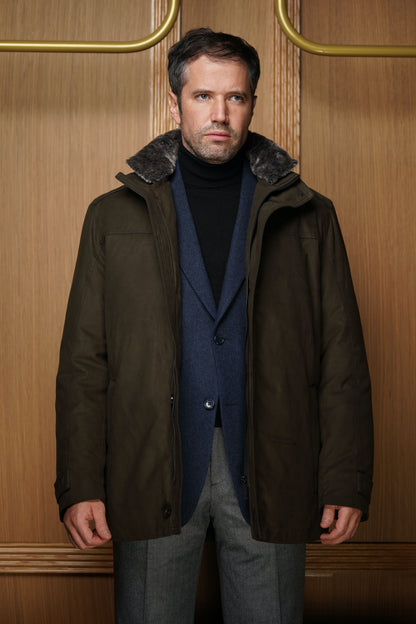 Parka Bugatti Suedine