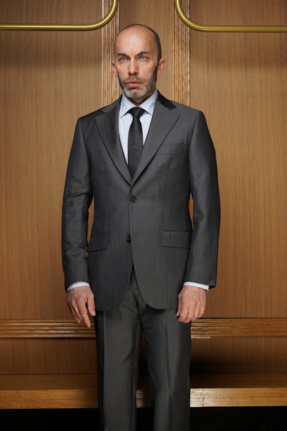 Costume tradition gris acier CTE503