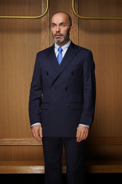 Costume Tradition croisé bleu marine CTHX2