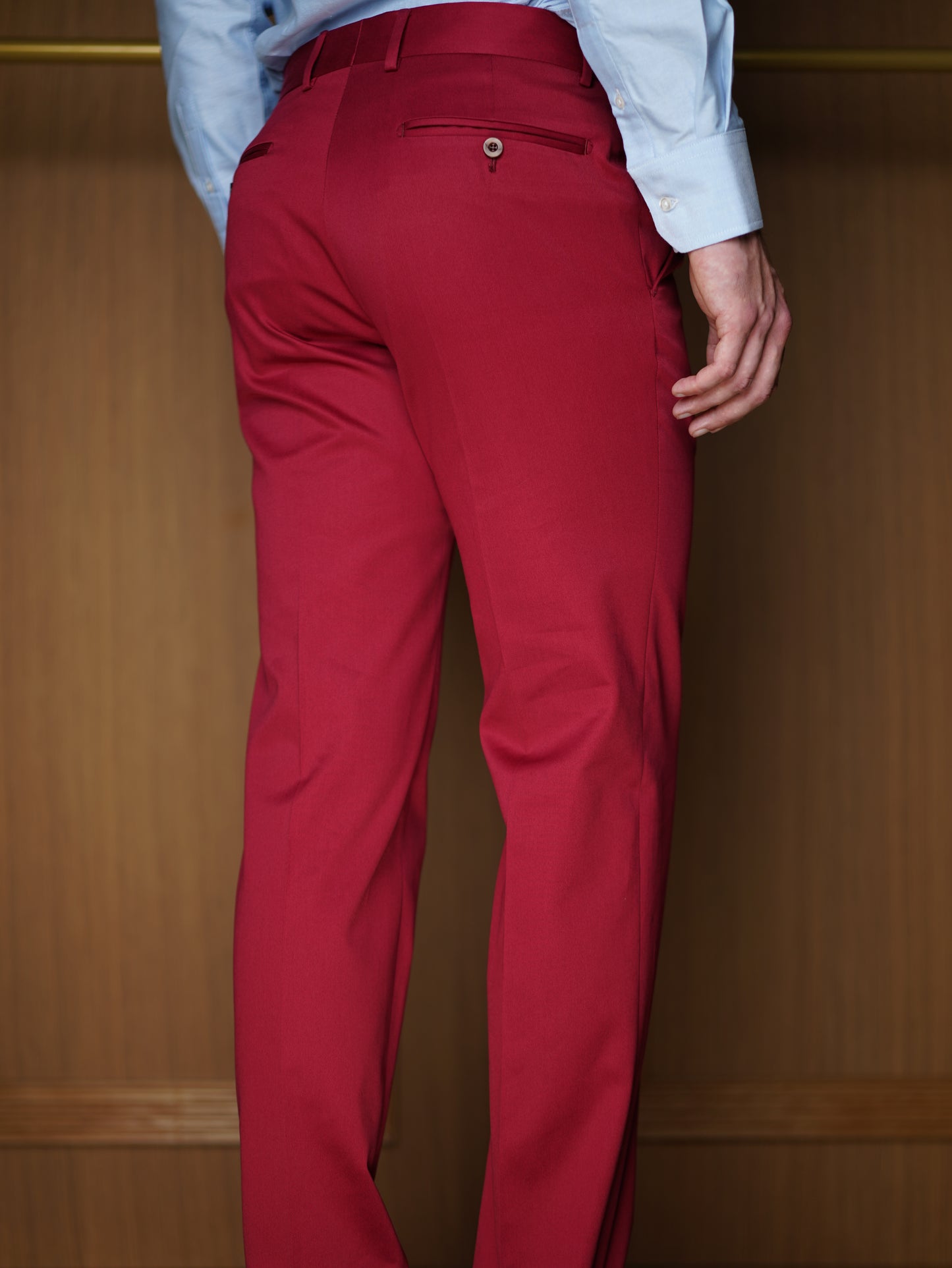 Pantalon pur coton sans pinces (Plusieurs coloris disponibles)