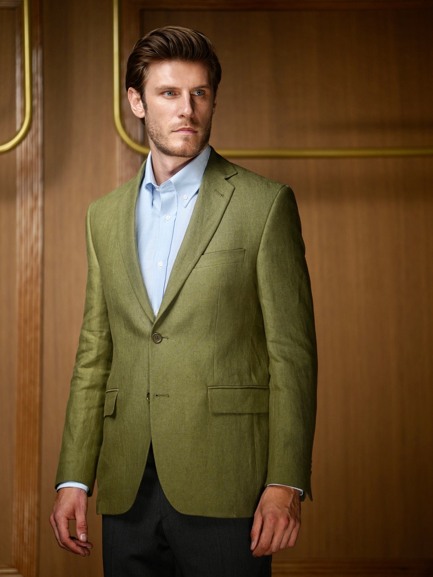 Veste pur Lin demi-doublée (Plusieurs coloris disponibles)