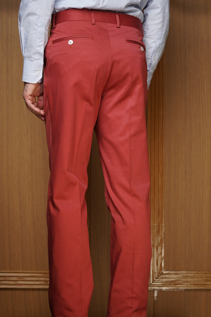 Pantalon pur coton à pinces (Plusieurs coloris disponibles)