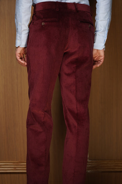 Pantalon en velours lourd sans pinces
