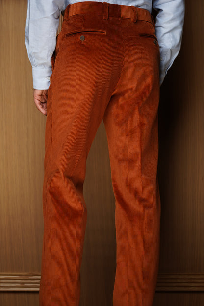 Pantalon en velours lourd sans pinces