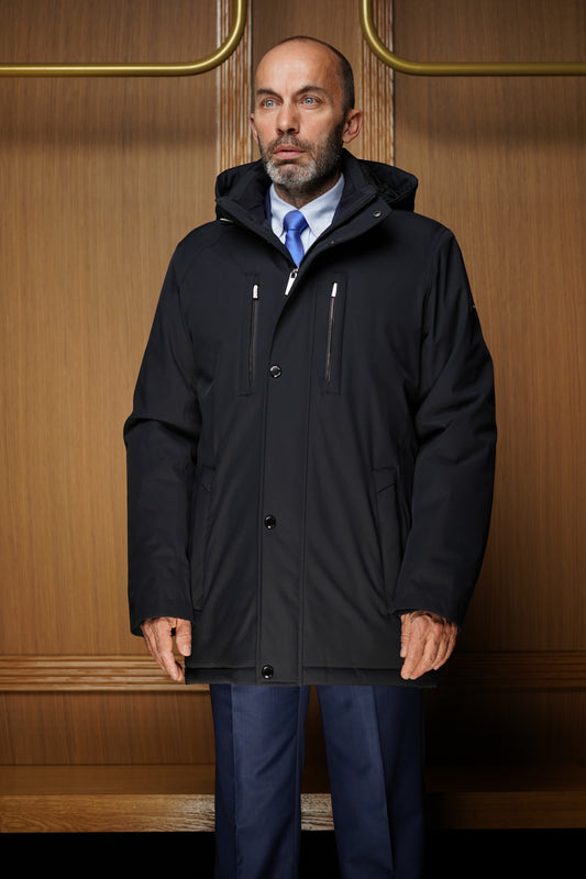 Parka Bugatti Rain serie Bleu Marine