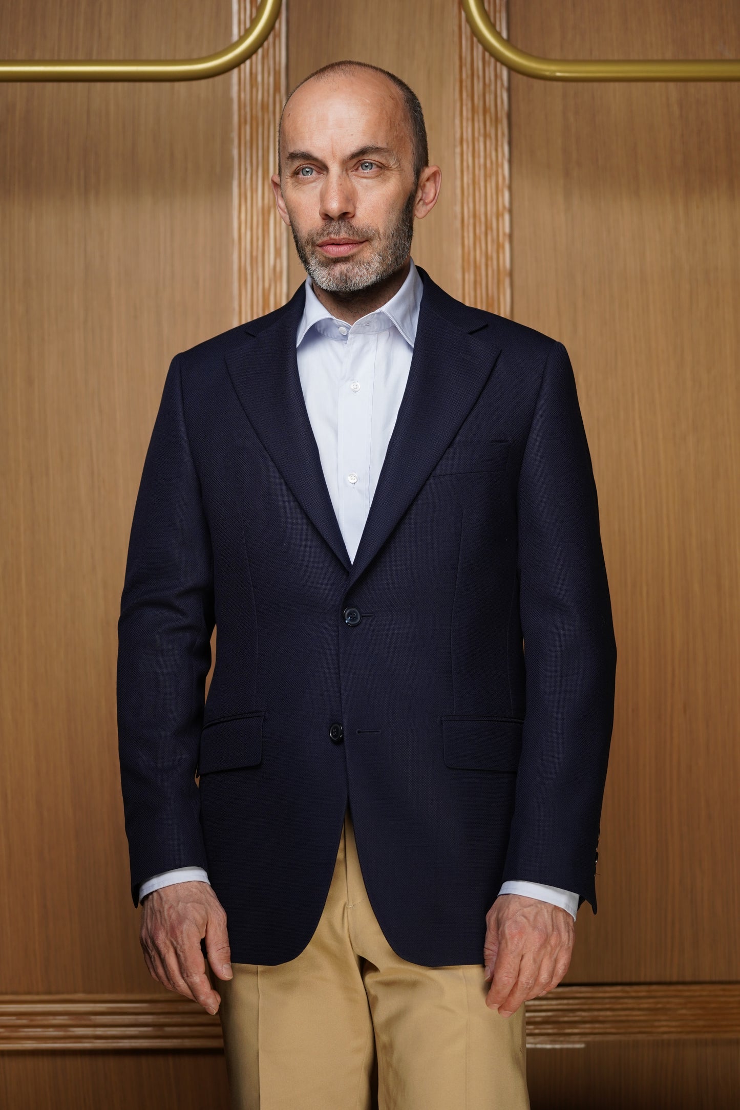 Blazer pure laine nattée VE 613