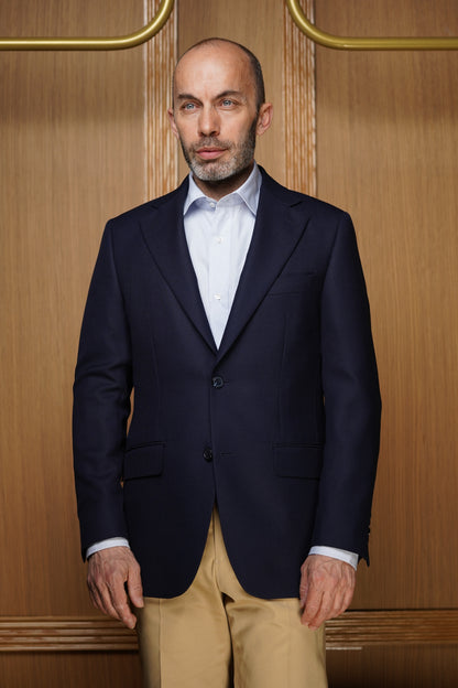Blazer pure laine nattée VE 613