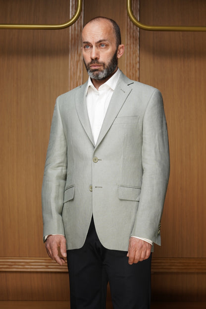 Veste pur Lin demi-doublée (Plusieurs coloris disponibles)